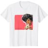 imageBarbie  1980s Black Barbie Illustration TShirtWhite