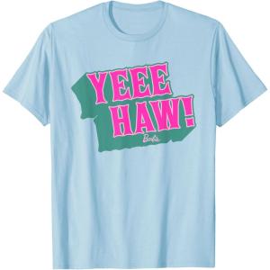 imageBarbie  YeeHaw TShirtBaby Blue