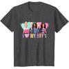 imageBarbie  I Love My BFFs TShirtDark Heather Grey