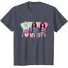 imageBarbie  I Love My BFFs TShirtHeather Blue