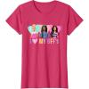 imageBarbie  I Love My BFFs TShirtRed Heather
