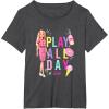 imageBarbie  Play All Day TShirtDark Heather Grey