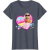 imageBarbie  Play With Heart TShirtHeather Blue