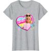 imageBarbie  Play With Heart TShirtHeather Grey