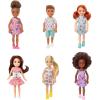 imageBarbie Chelsea Doll Blonde Wearing RainbowPrint Dress and Yellow Shoes Toy for Kids Ages 3 Years Old ampamp UpMulticolor