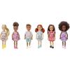 imageBarbie Chelsea Doll Blonde Wearing RainbowPrint Dress and Yellow Shoes Toy for Kids Ages 3 Years Old ampamp UpMulticolor