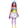 imageBarbie Dreamtopia Unicorn Fashion Doll with Blue ampamp Purple Hair Wearing Removable Skirt ampamp Accessories Including Themed Headband ampamp Tail