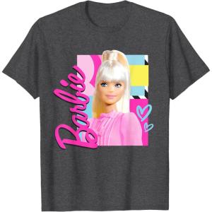 imageBarbie  Hello World TShirtDark Heather Grey