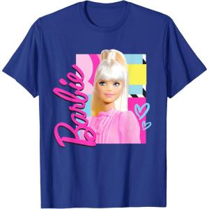 imageBarbie  Hello World TShirtRoyal Blue