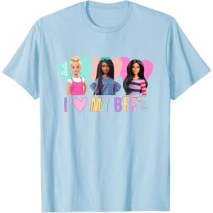 imageBarbie  I Love My BFFs TShirtBaby Blue
