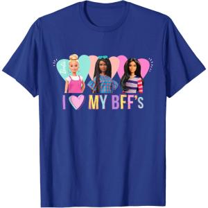 imageBarbie  I Love My BFFs TShirtRoyal Blue