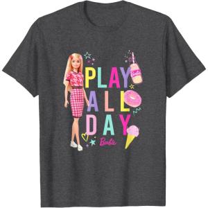 imageBarbie  Play All Day TShirtDark Heather Grey