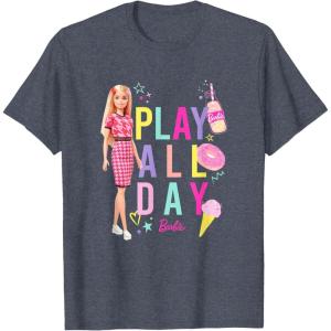 imageBarbie  Play All Day TShirtHeather Blue