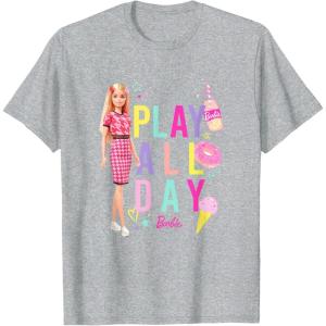 imageBarbie  Play All Day TShirtHeather Grey
