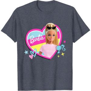imageBarbie  Play With Heart TShirtHeather Blue