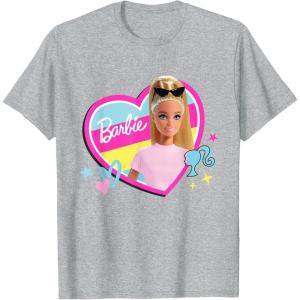 imageBarbie  Play With Heart TShirtHeather Grey