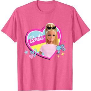 imageBarbie  Play With Heart TShirtPink Heather