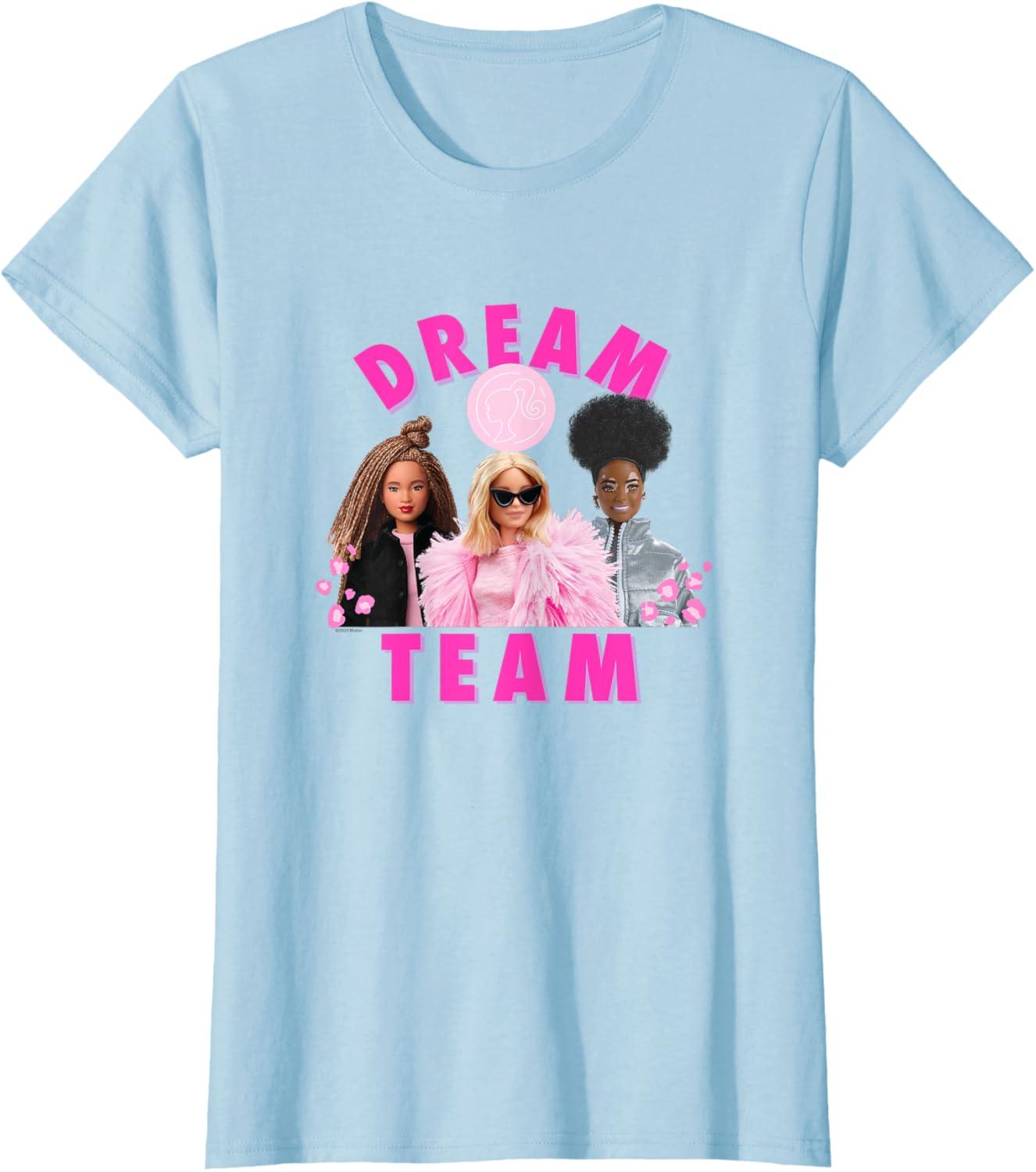 imageBarbie  Fashion Dream Team TShirtBaby Blue