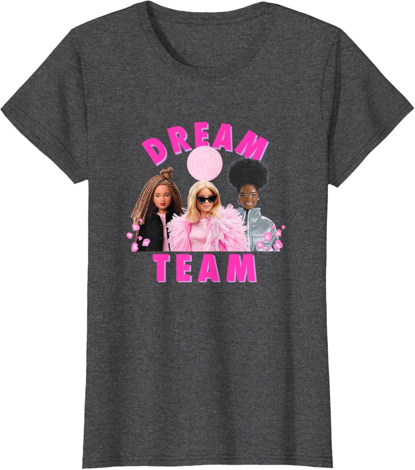 imageBarbie  Fashion Dream Team TShirtDark Heather Grey