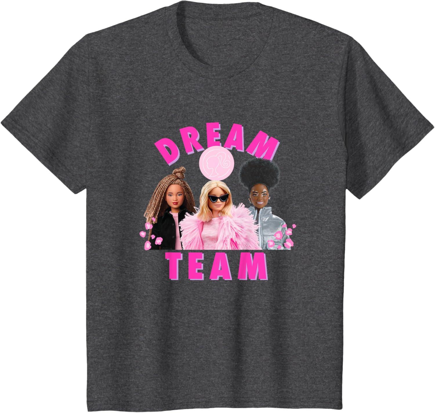 imageBarbie  Fashion Dream Team TShirtDark Heather Grey