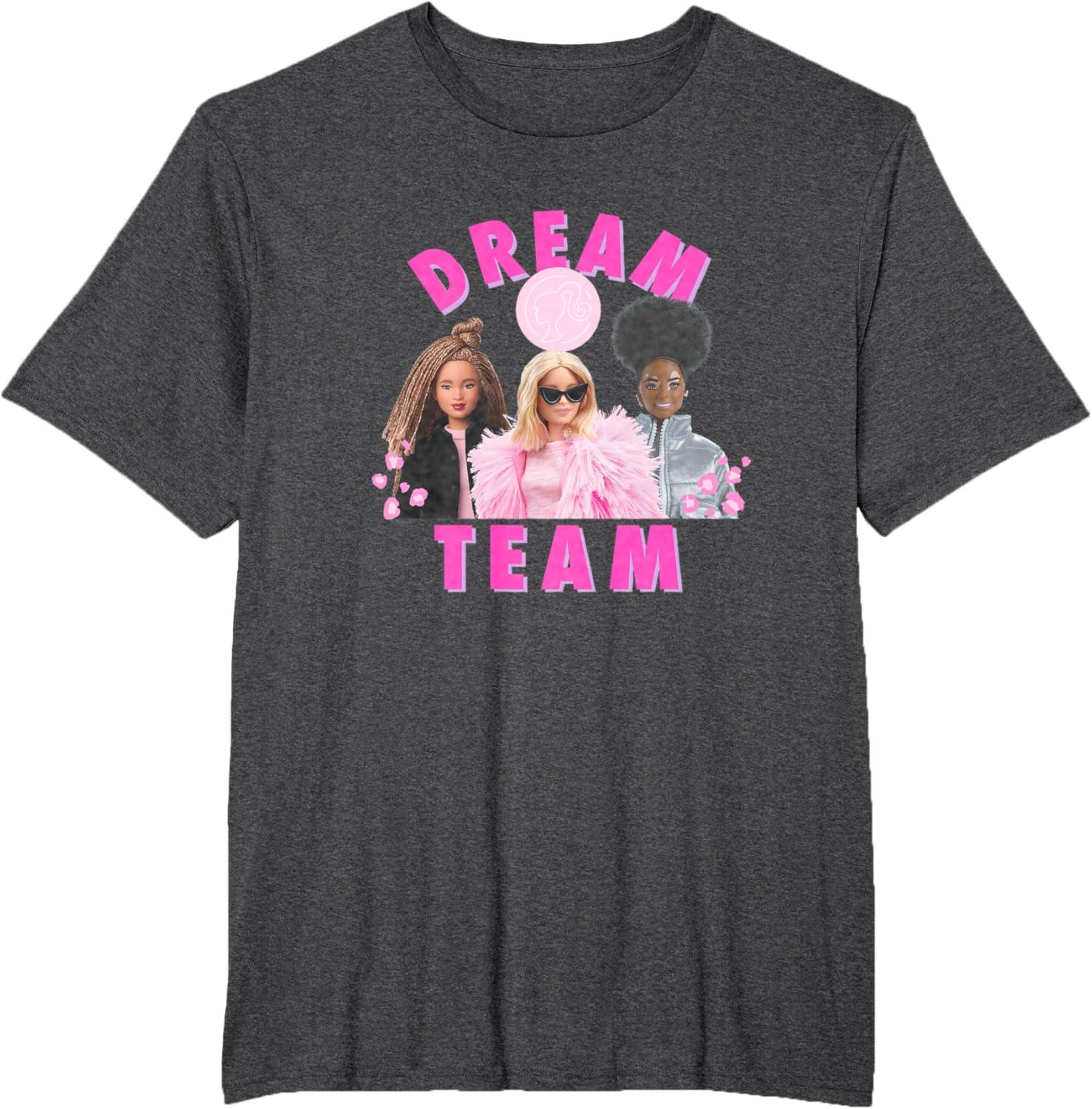 imageBarbie  Fashion Dream Team TShirtDark Heather Grey