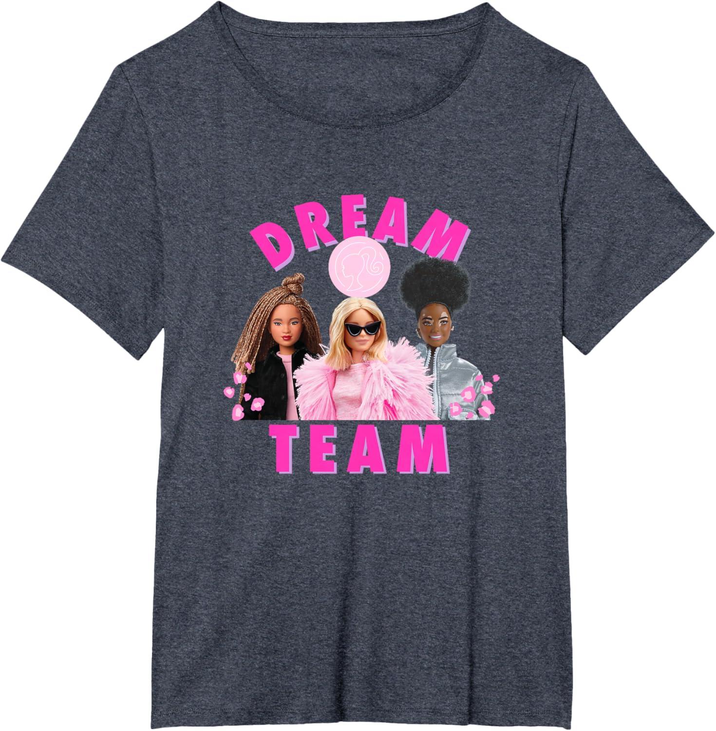 imageBarbie  Fashion Dream Team TShirtHeather Blue