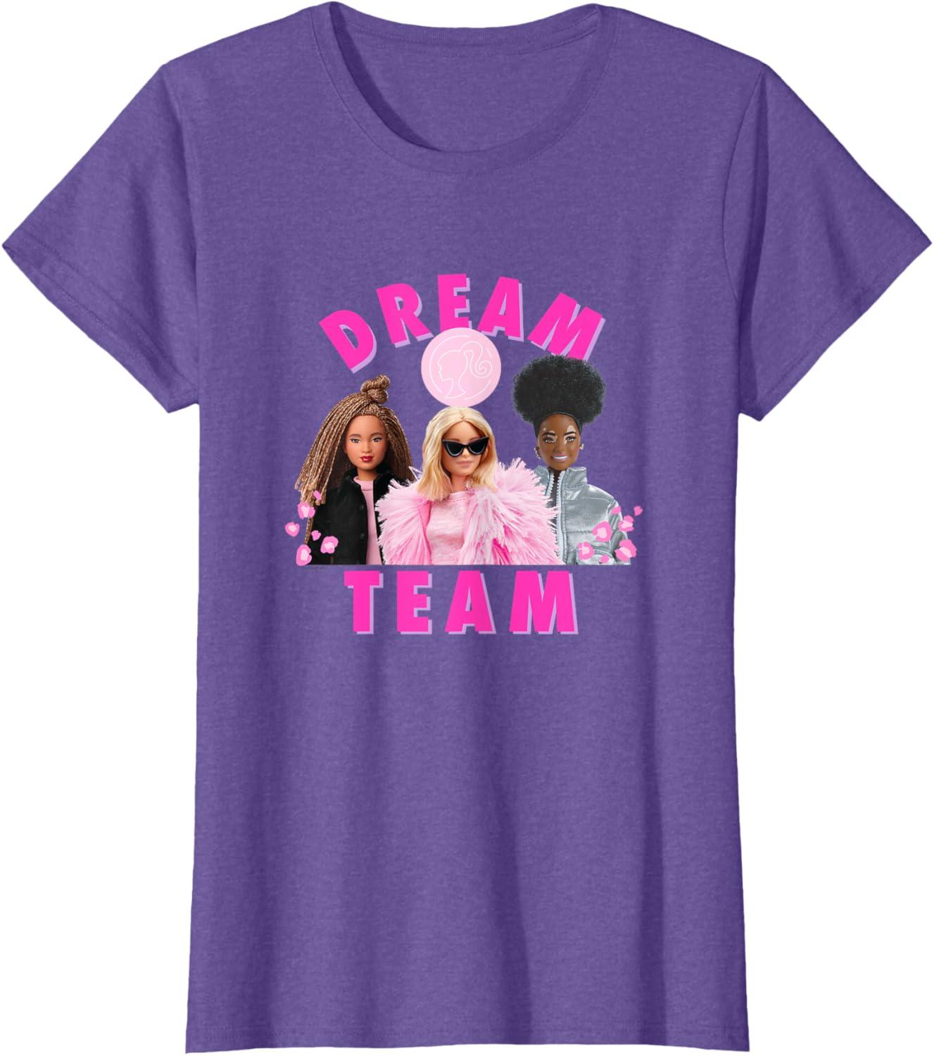 imageBarbie  Fashion Dream Team TShirtPurple Heather