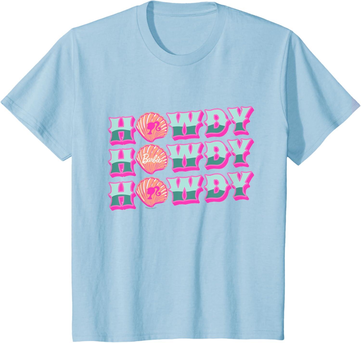 imageBarbie  Howdy TShirtBaby Blue
