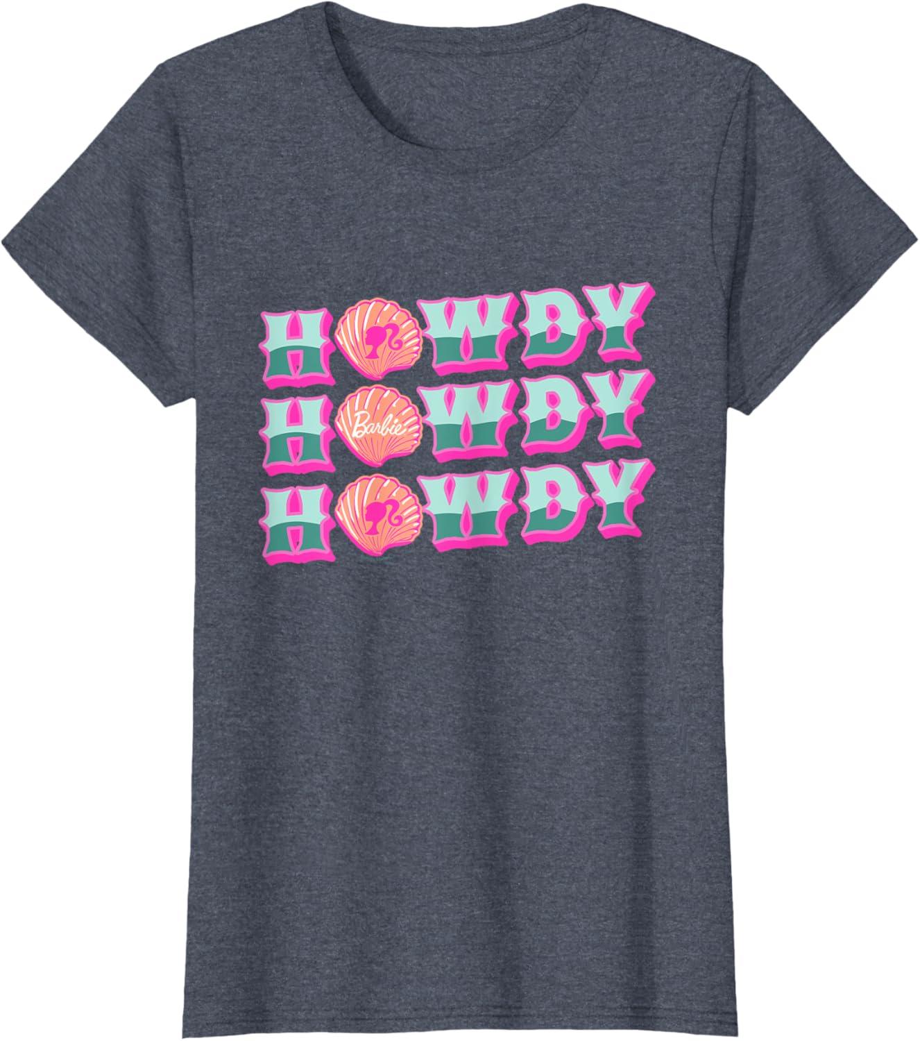 imageBarbie  Howdy TShirtHeather Blue
