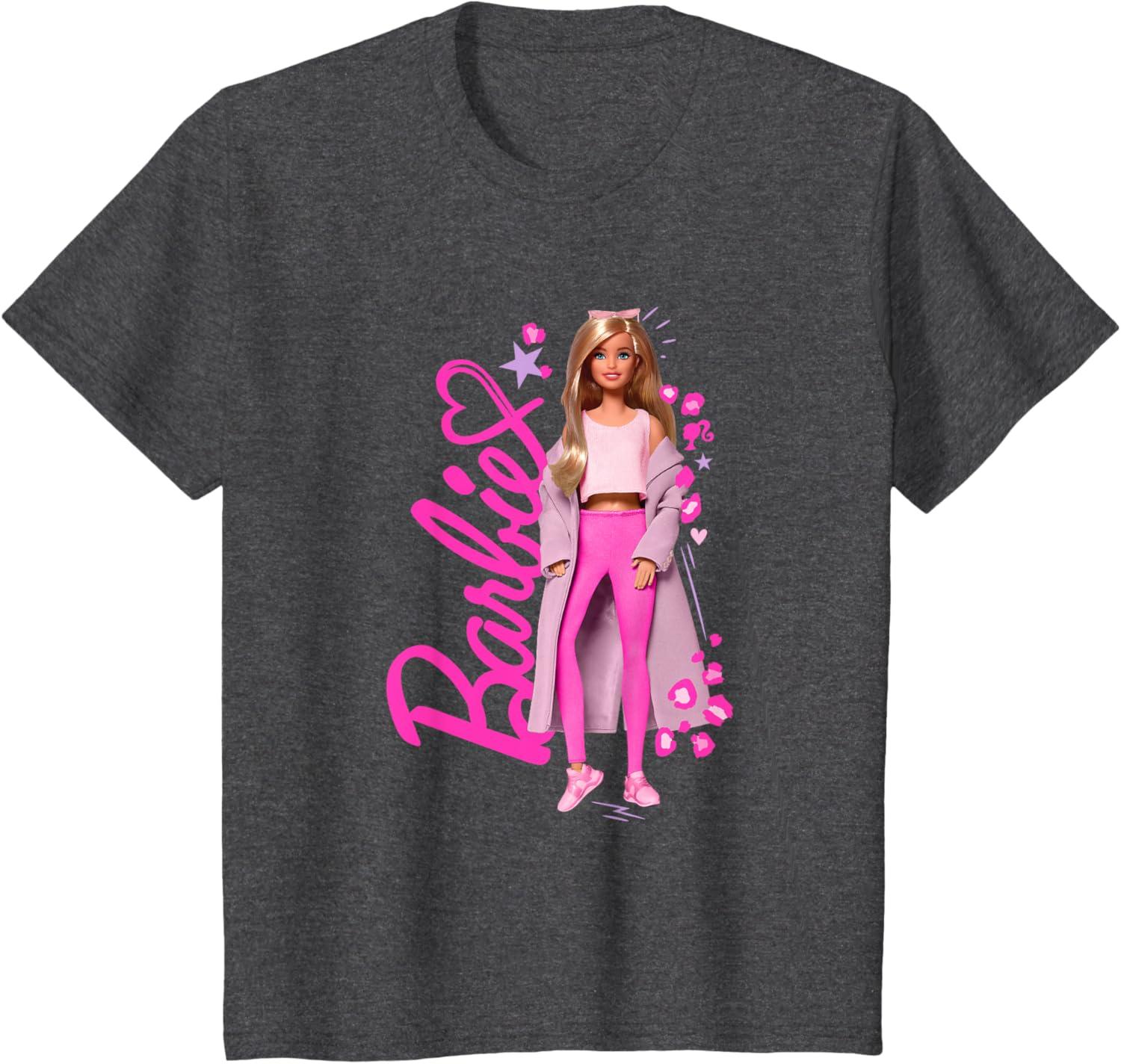 imageBarbie  On My Way TShirtDark Heather Grey