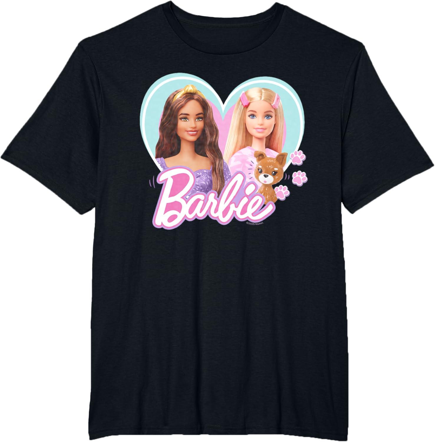 imageBarbie  Pawsitive Vibes TShirtBlack