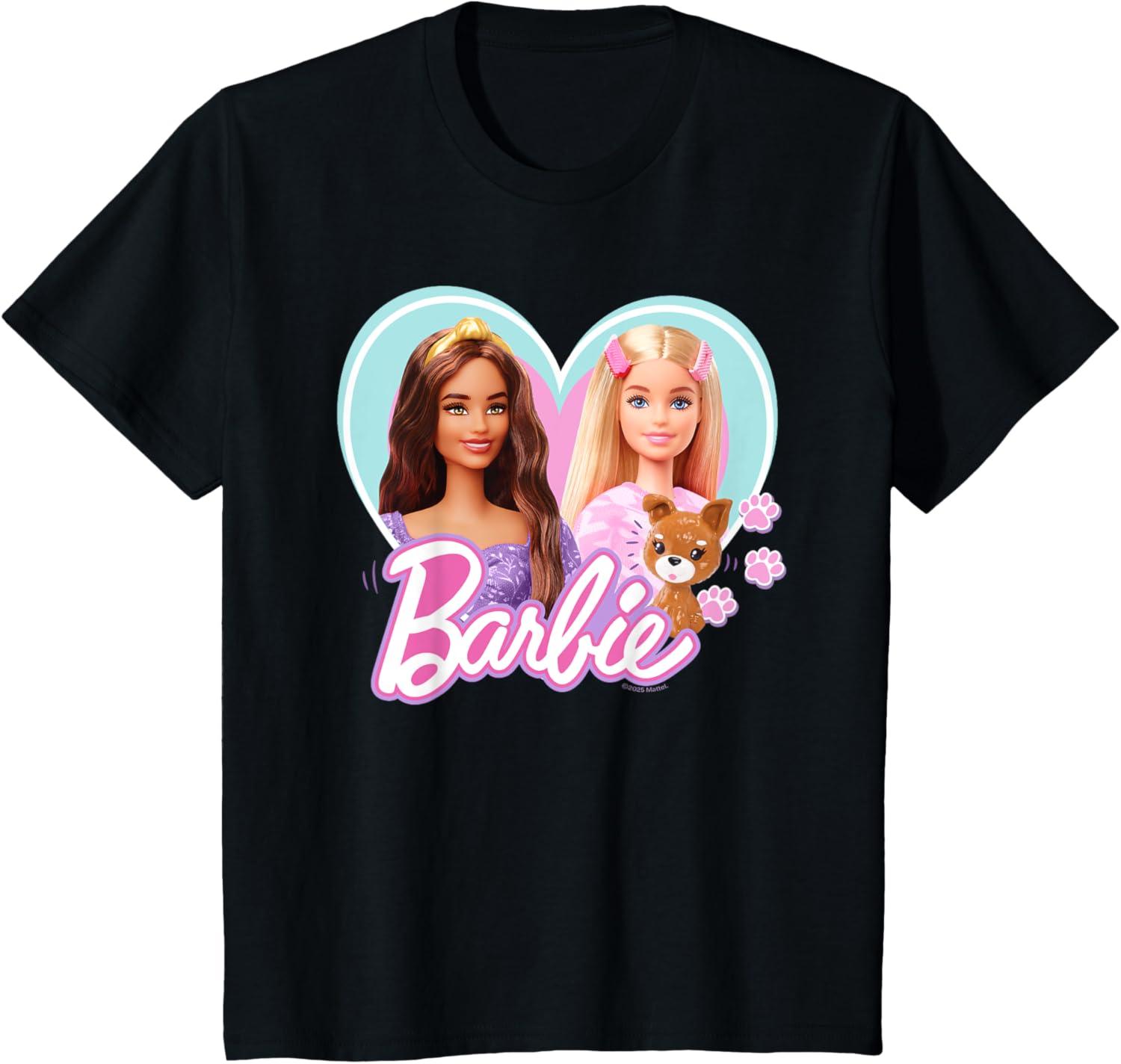 imageBarbie  Pawsitive Vibes TShirtBlack
