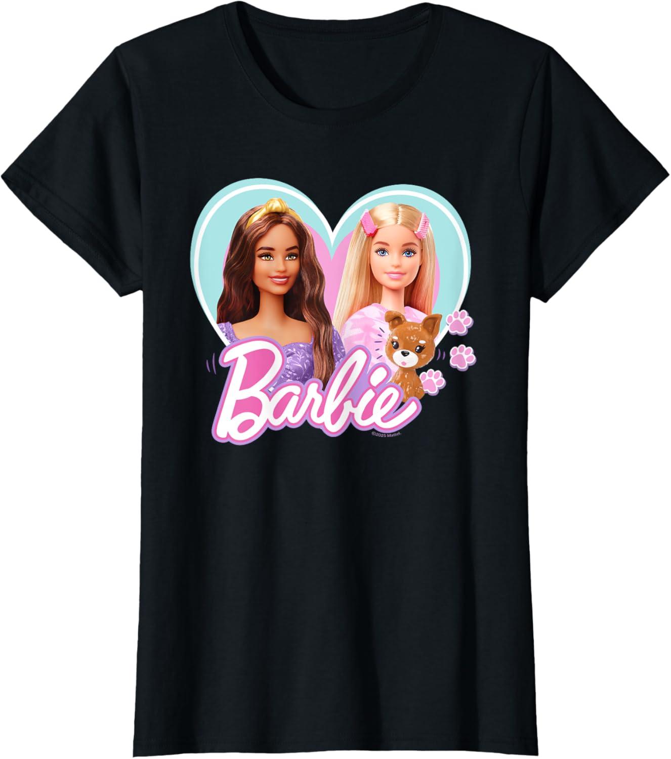 imageBarbie  Pawsitive Vibes TShirtBlack