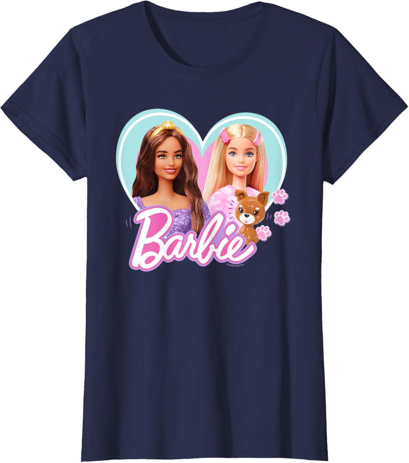 imageBarbie  Pawsitive Vibes TShirtNavy Blue