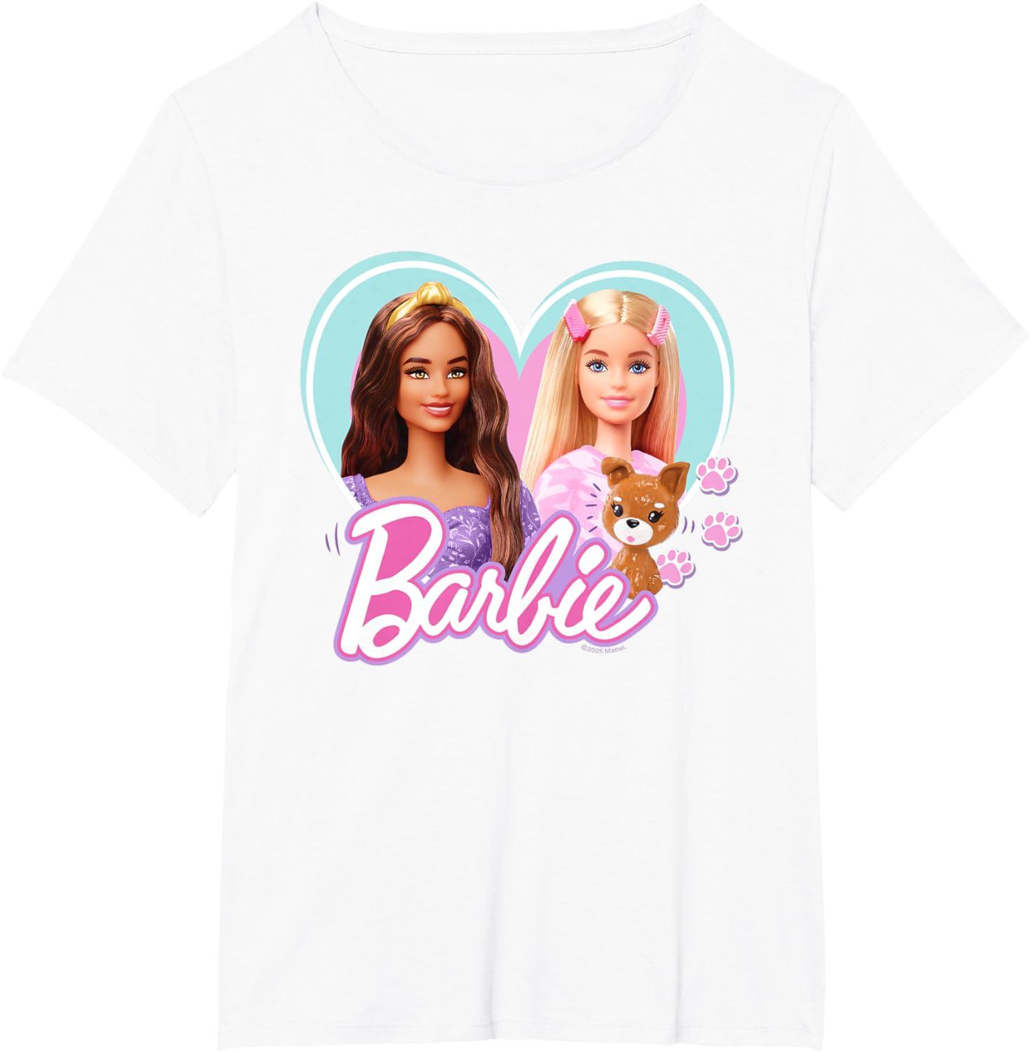 imageBarbie  Pawsitive Vibes TShirtWhite