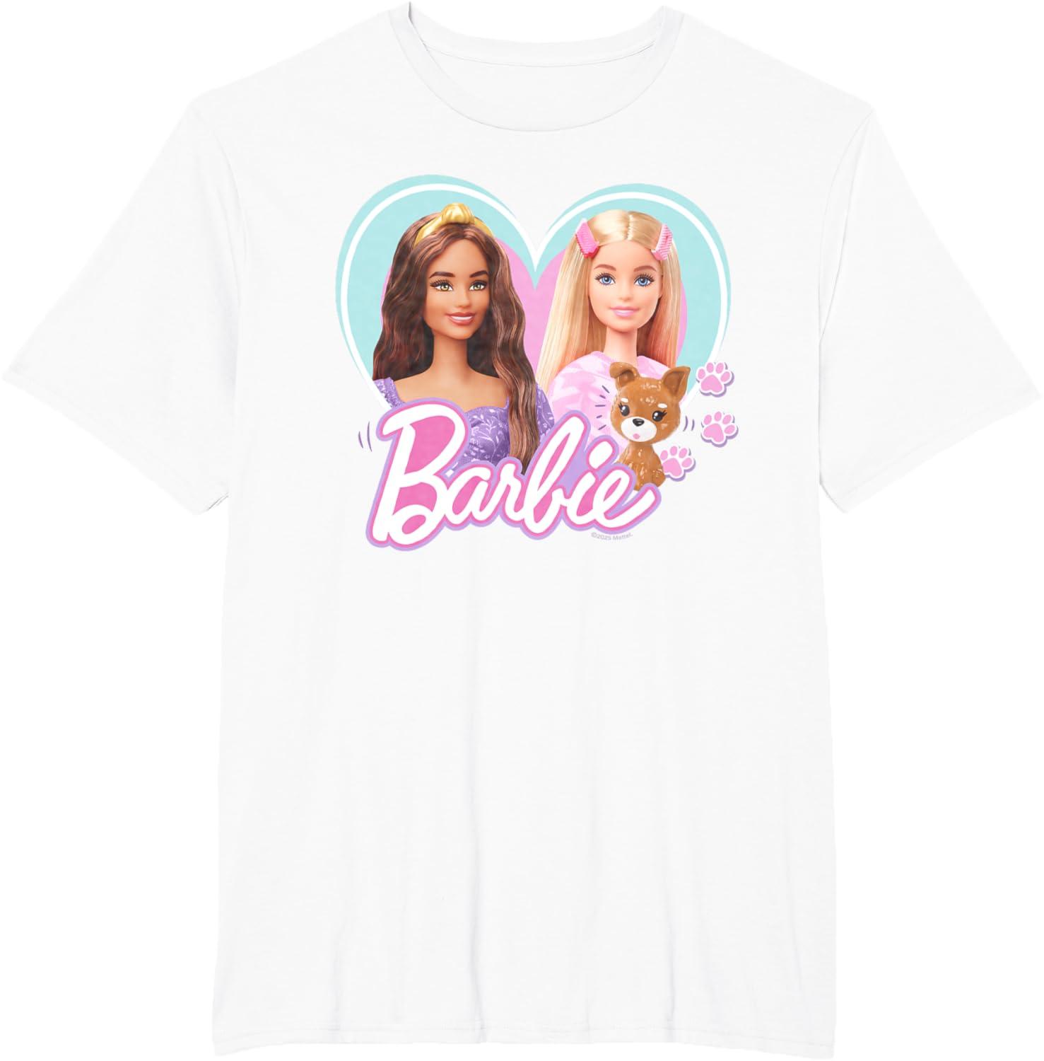 imageBarbie  Pawsitive Vibes TShirtWhite
