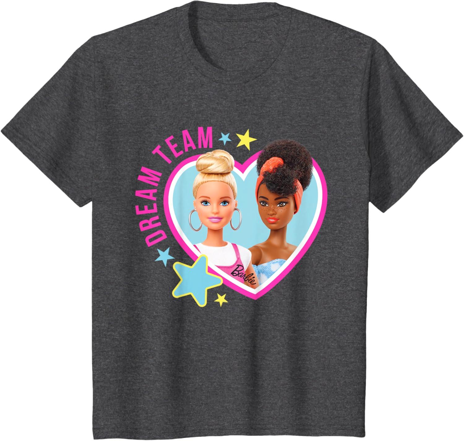 imageBarbie  Summer Dream Team TShirtDark Heather Grey