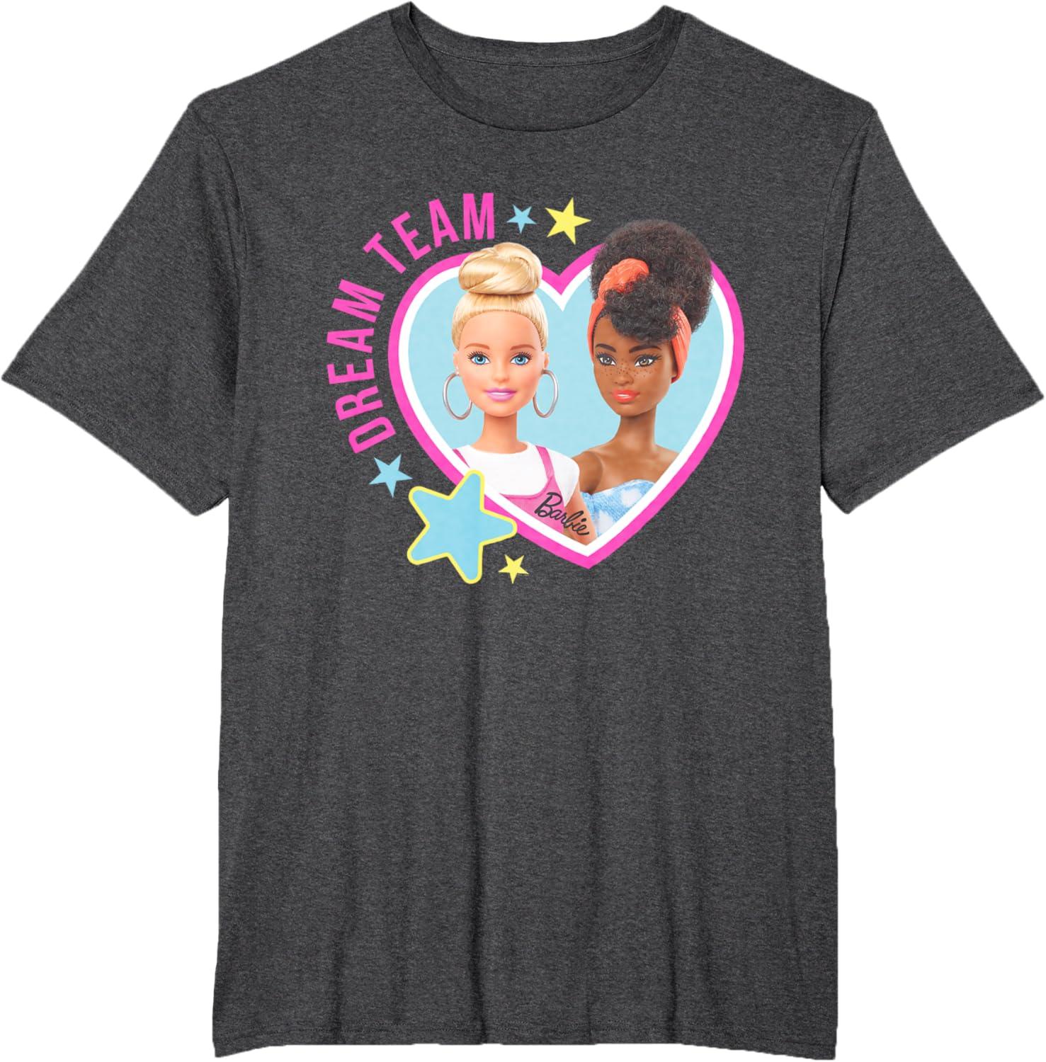 imageBarbie  Summer Dream Team TShirtDark Heather Grey