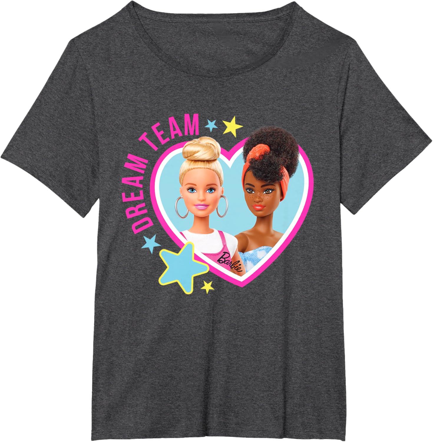 imageBarbie  Summer Dream Team TShirtDark Heather Grey