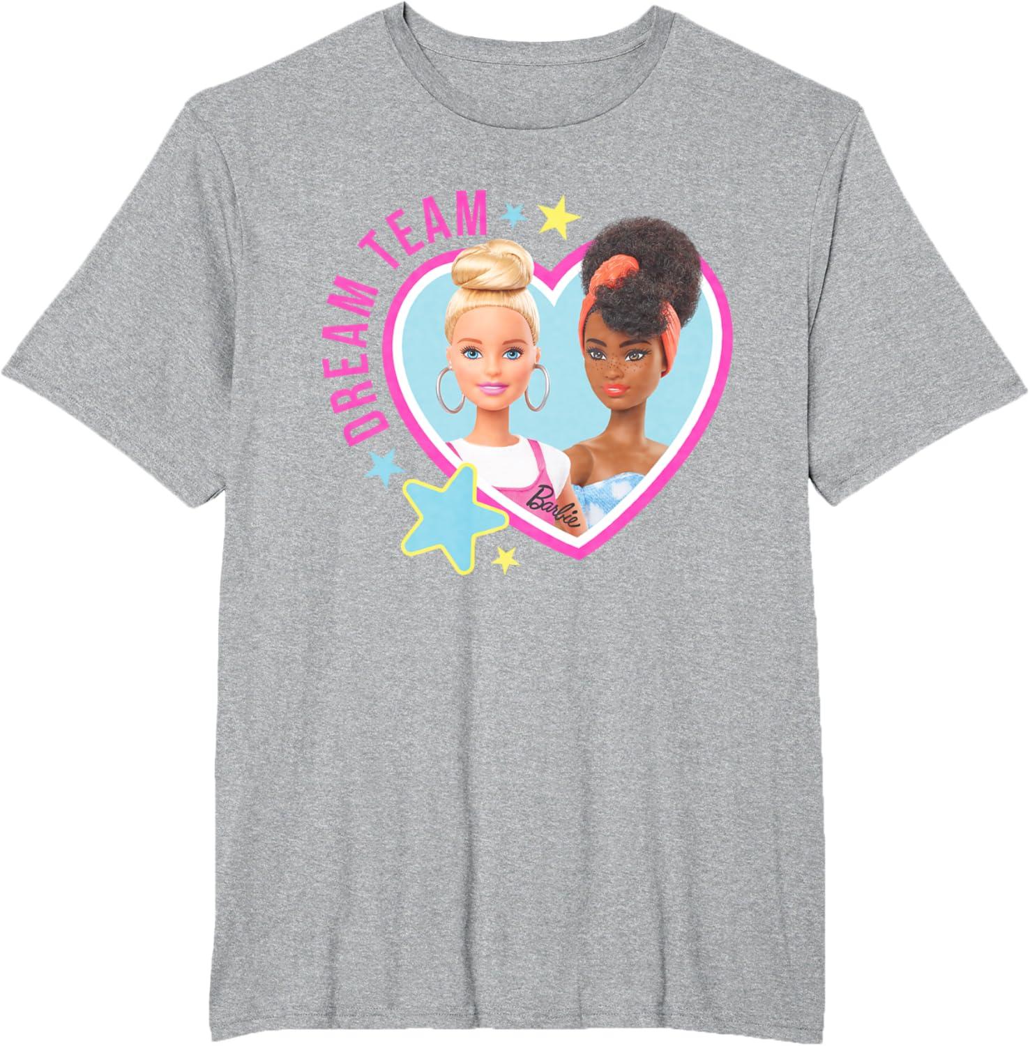 imageBarbie  Summer Dream Team TShirtHeather Grey