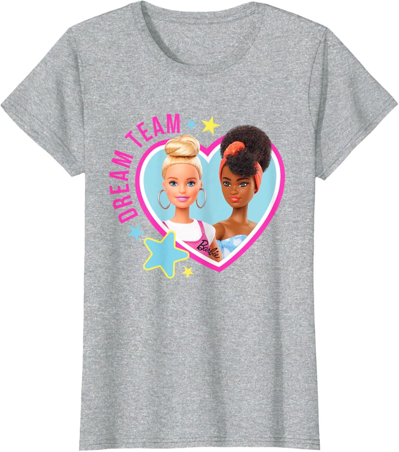 imageBarbie  Summer Dream Team TShirtHeather Grey