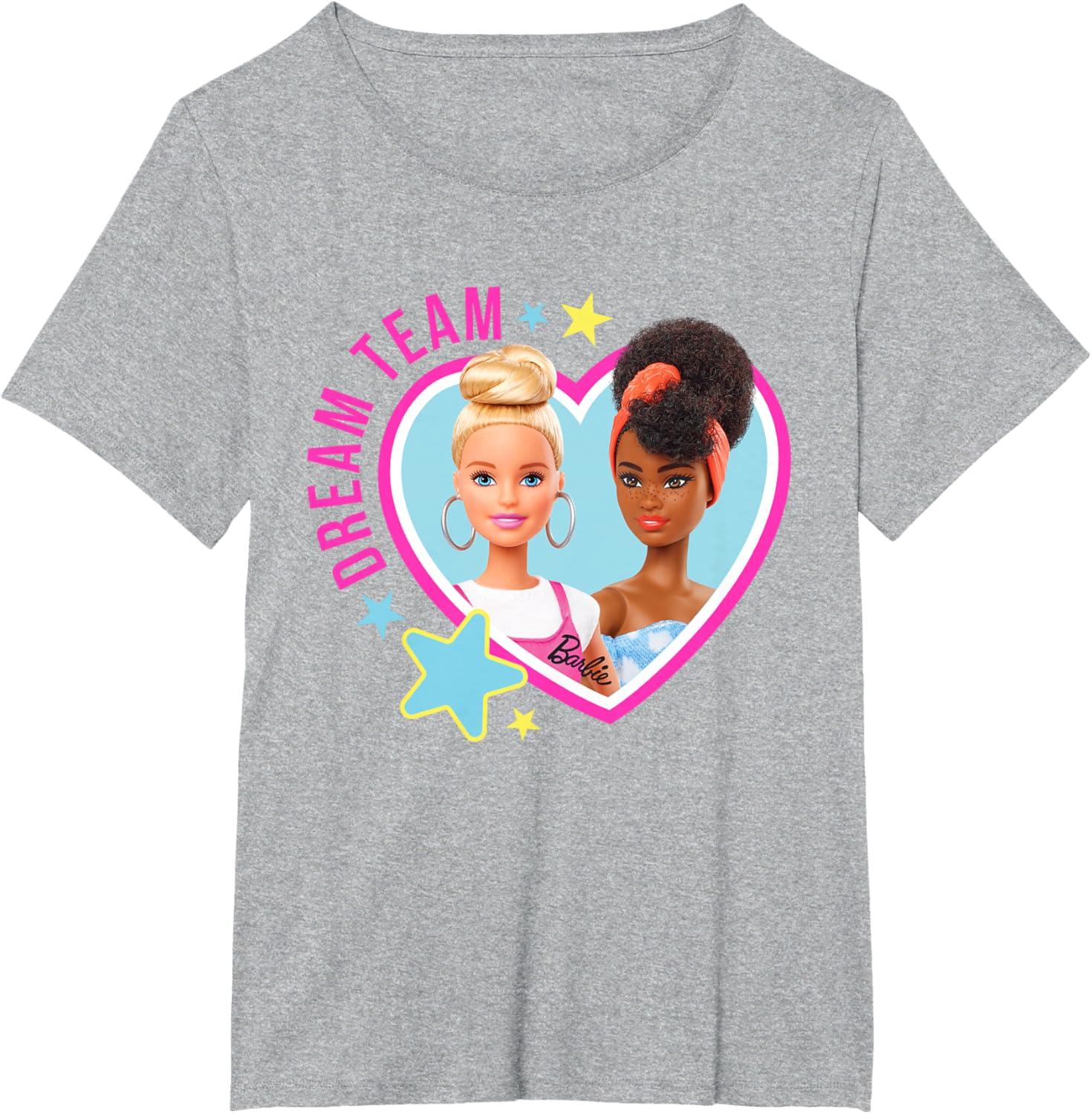 imageBarbie  Summer Dream Team TShirtHeather Grey