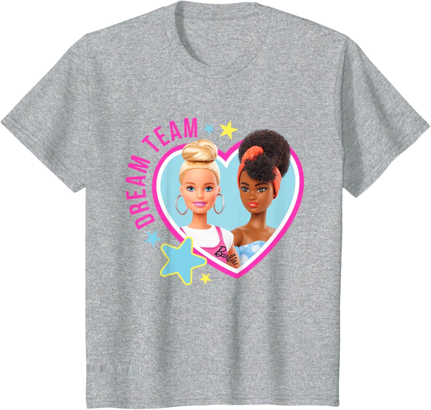 imageBarbie  Summer Dream Team TShirtHeather Grey