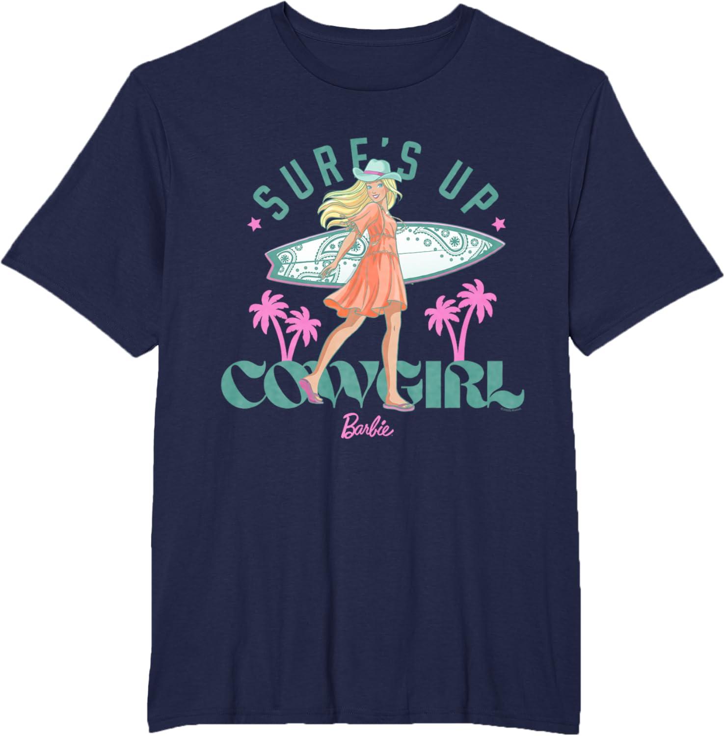 imageBarbie  Surfs Up Cowgirl TShirtNavy Blue