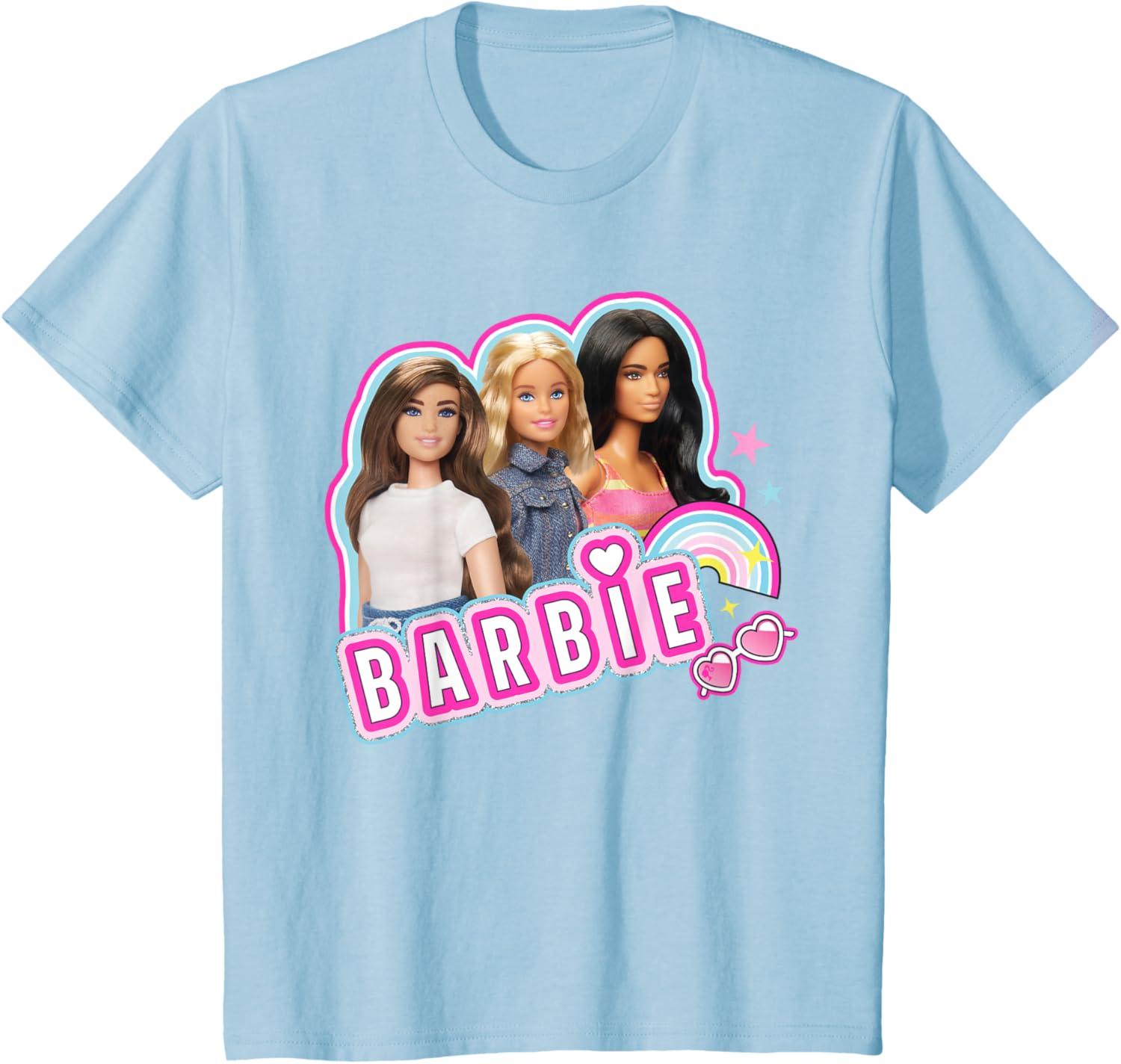 imageBarbie  Weekends Best Friends Fun TShirtBaby Blue