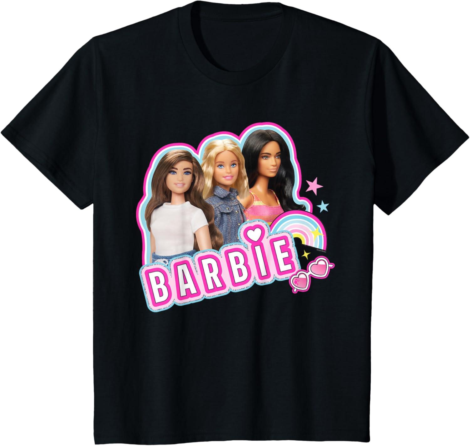 imageBarbie  Weekends Best Friends Fun TShirtBlack