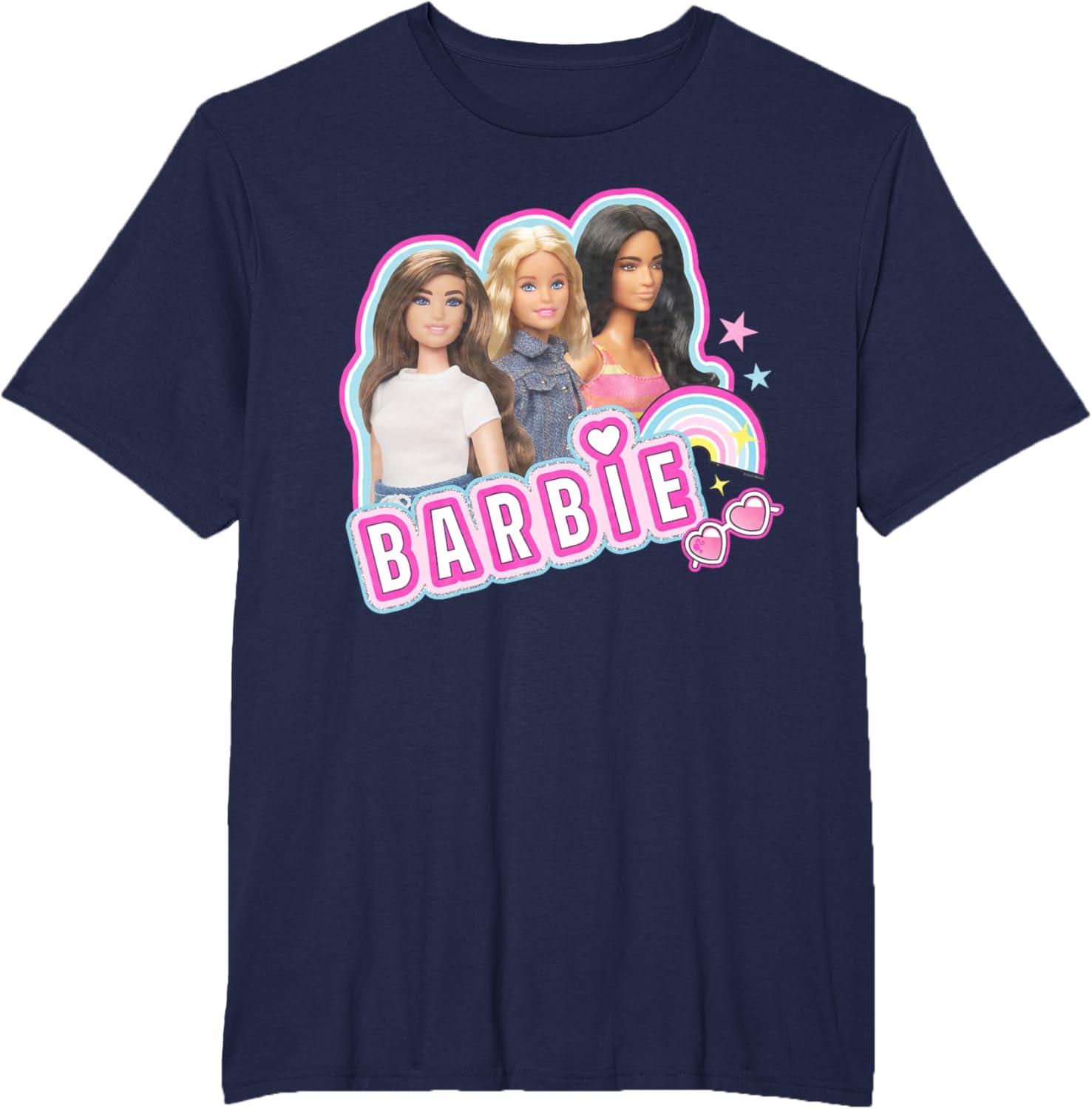 imageBarbie  Weekends Best Friends Fun TShirtNavy Blue