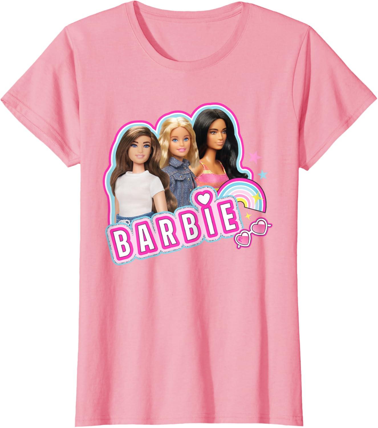 imageBarbie  Weekends Best Friends Fun TShirtPink
