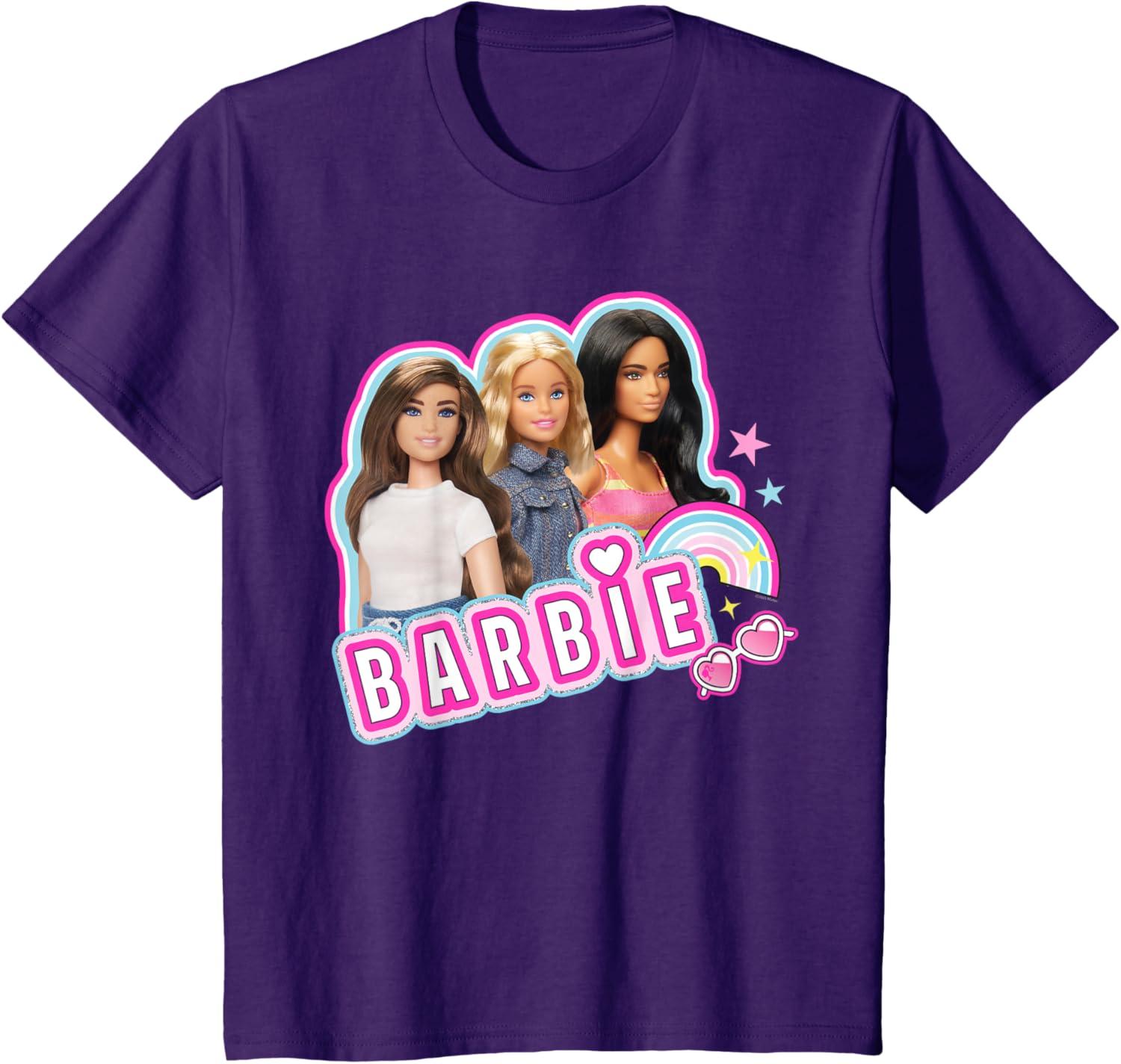 imageBarbie  Weekends Best Friends Fun TShirtPurple