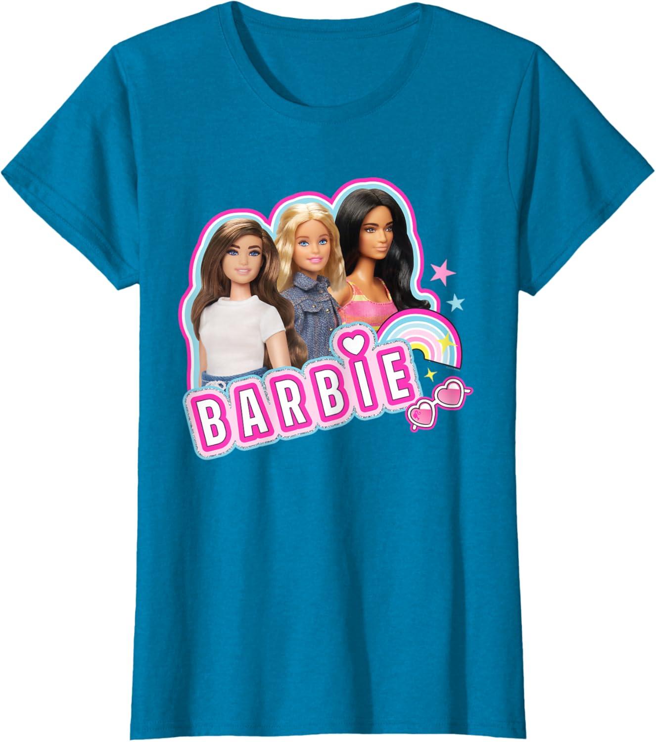 imageBarbie  Weekends Best Friends Fun TShirtSapphire Blue